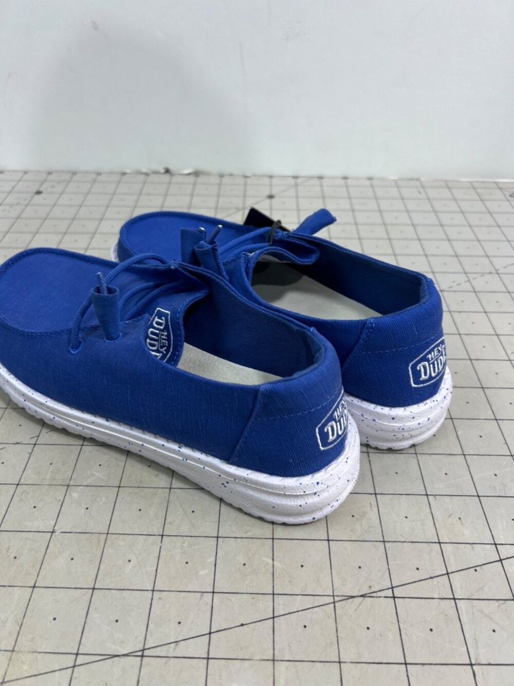Hey Dude Women's Wendy Slub Canvas Casual Shoes True Blue Sz. 6 New - Picture 6 of 7